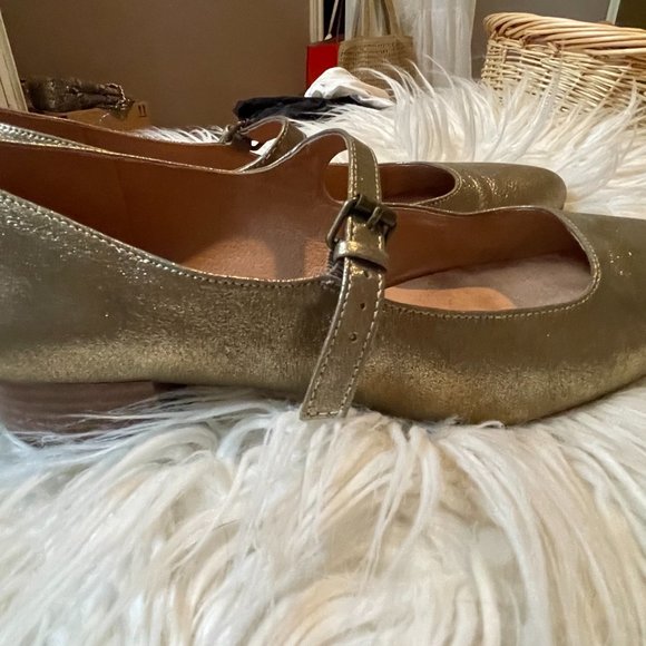 Madewell Metallic Mary Janes - Picture 6 of 8